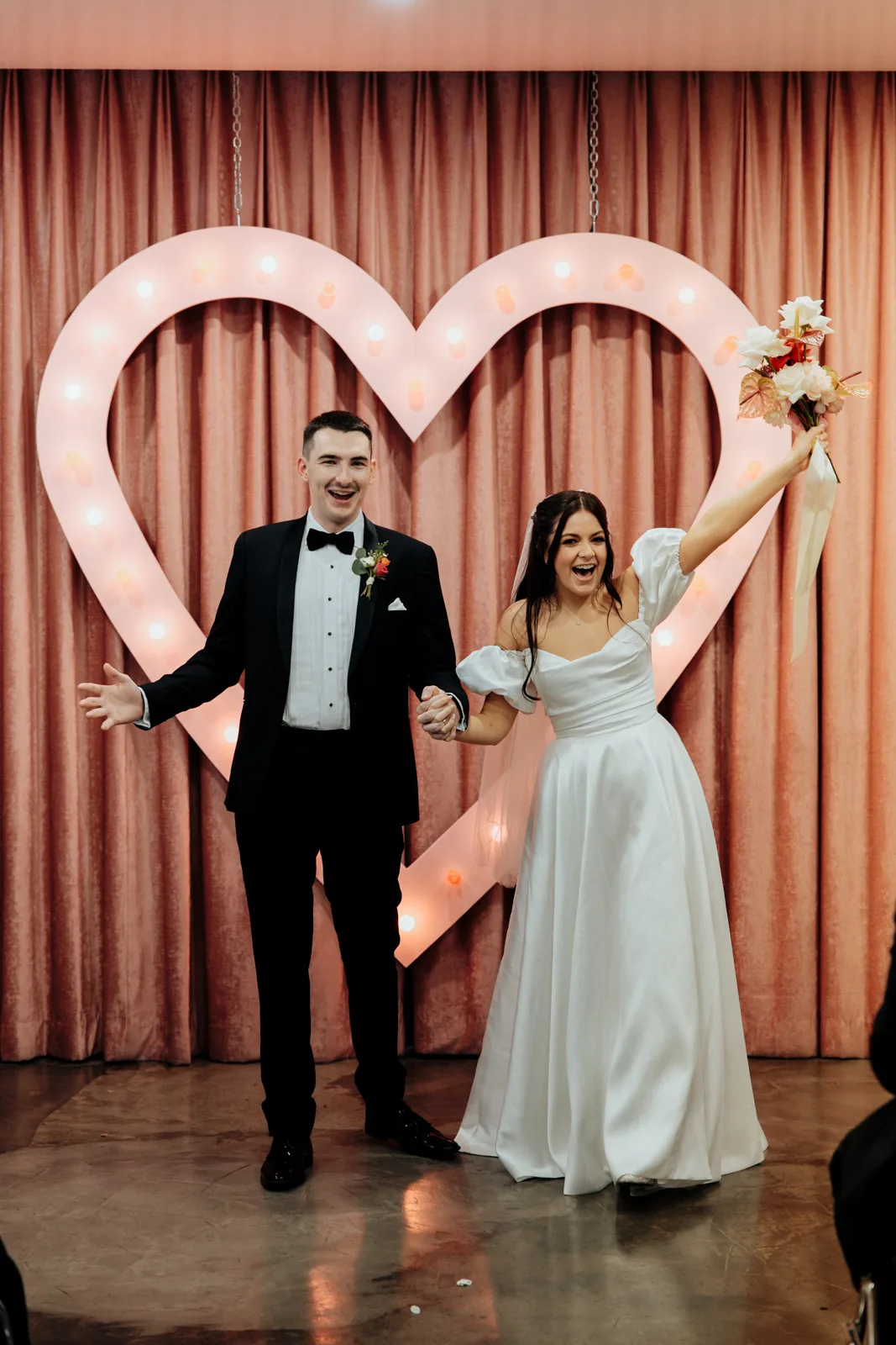 Wander and Dusk wedding photograph