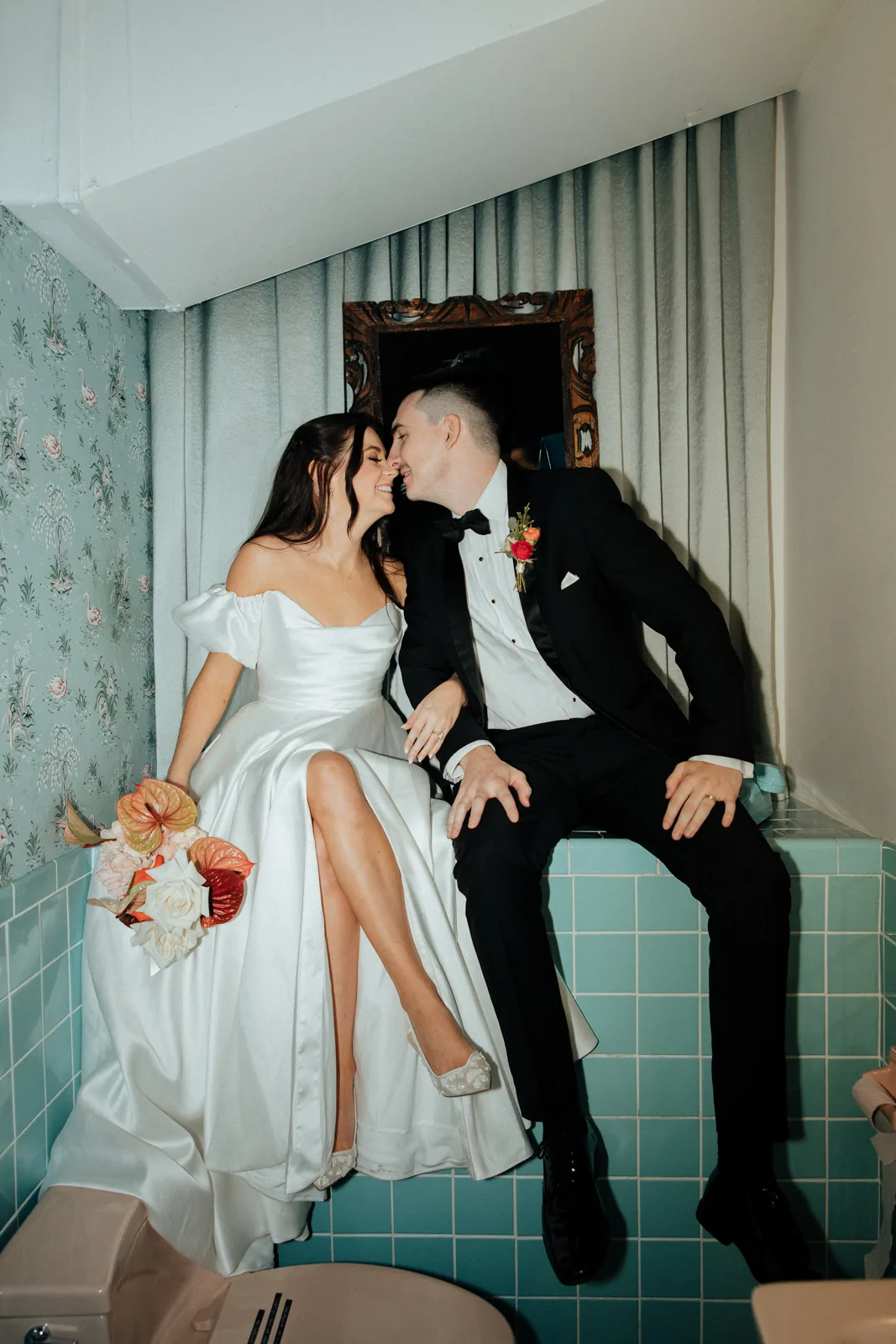 Wander and Dusk wedding photograph