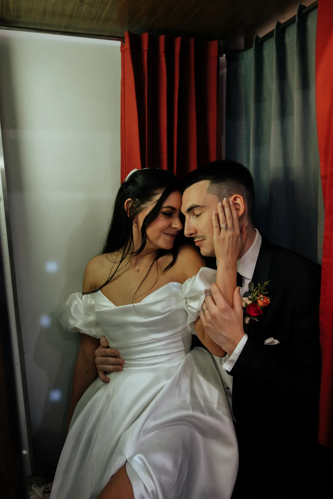 Wander and Dusk wedding photograph