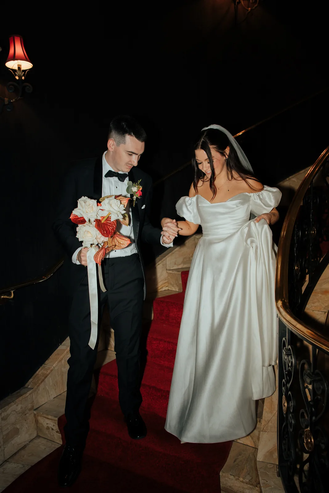 Wander and Dusk wedding photograph