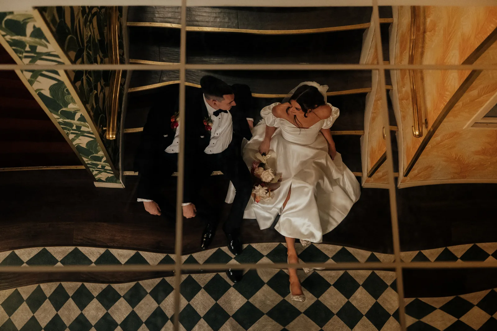 Wander and Dusk wedding photograph