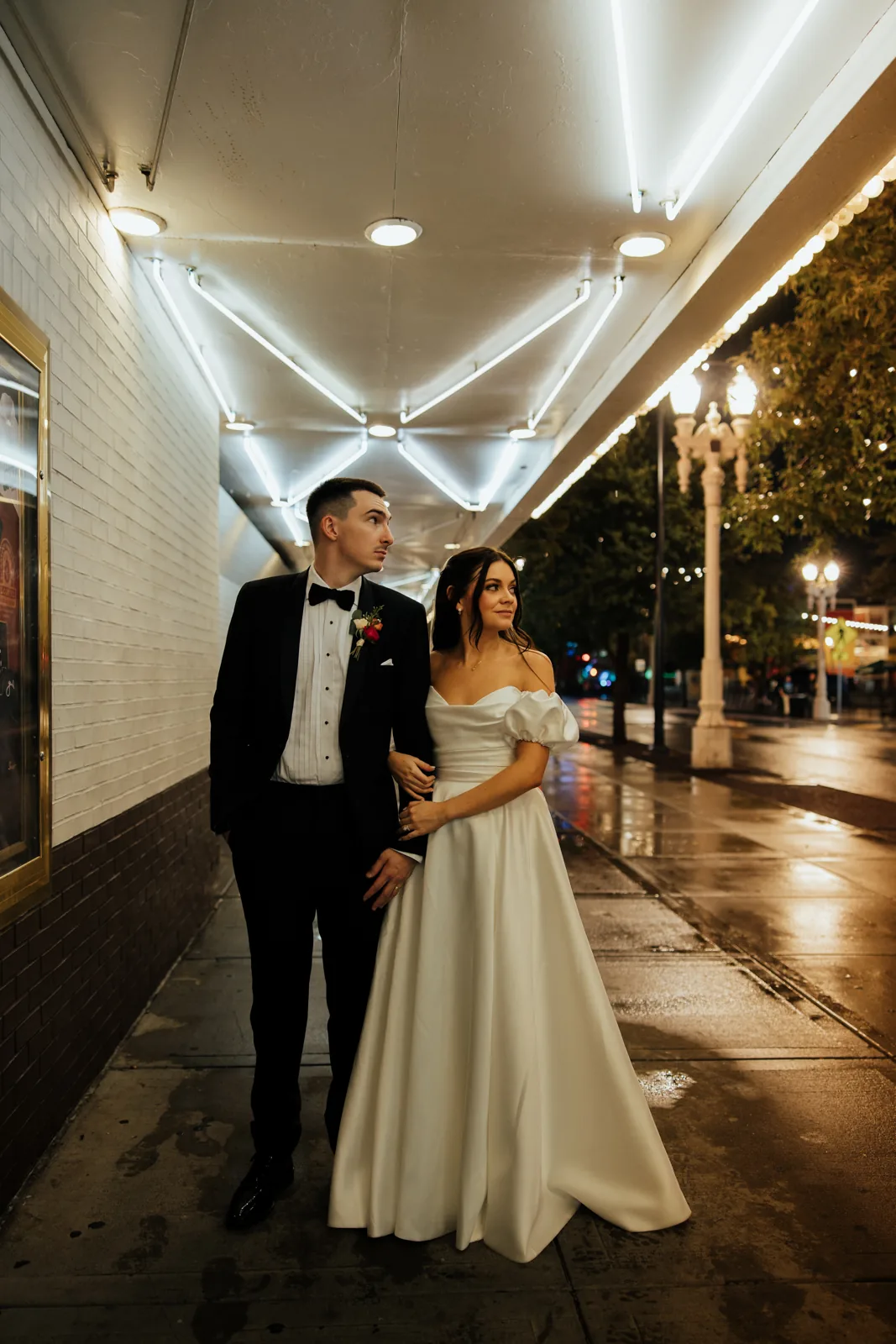 Wander and Dusk wedding photograph