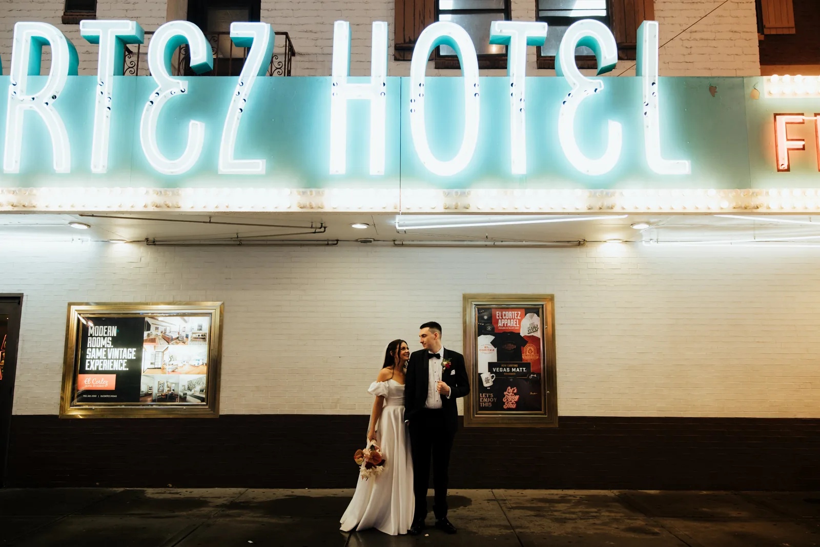 Wander and Dusk wedding photograph