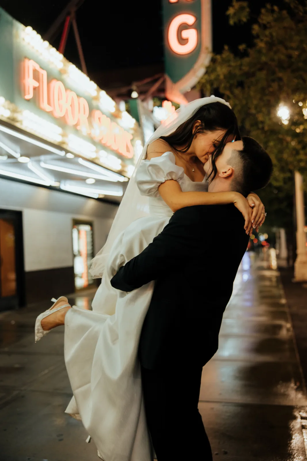 Wander and Dusk wedding photograph
