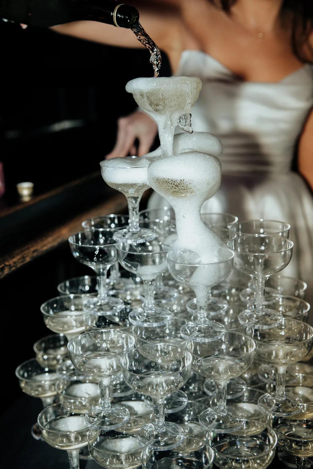 Wander and Dusk wedding photograph