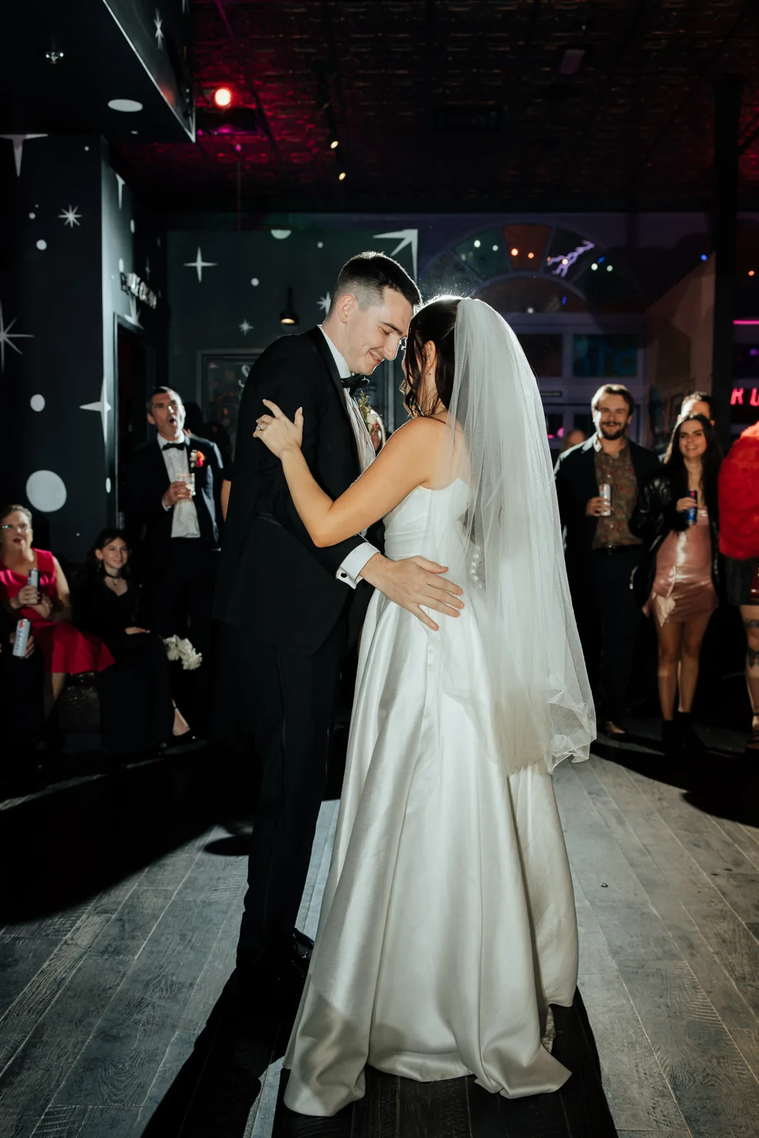 Wander and Dusk wedding photograph